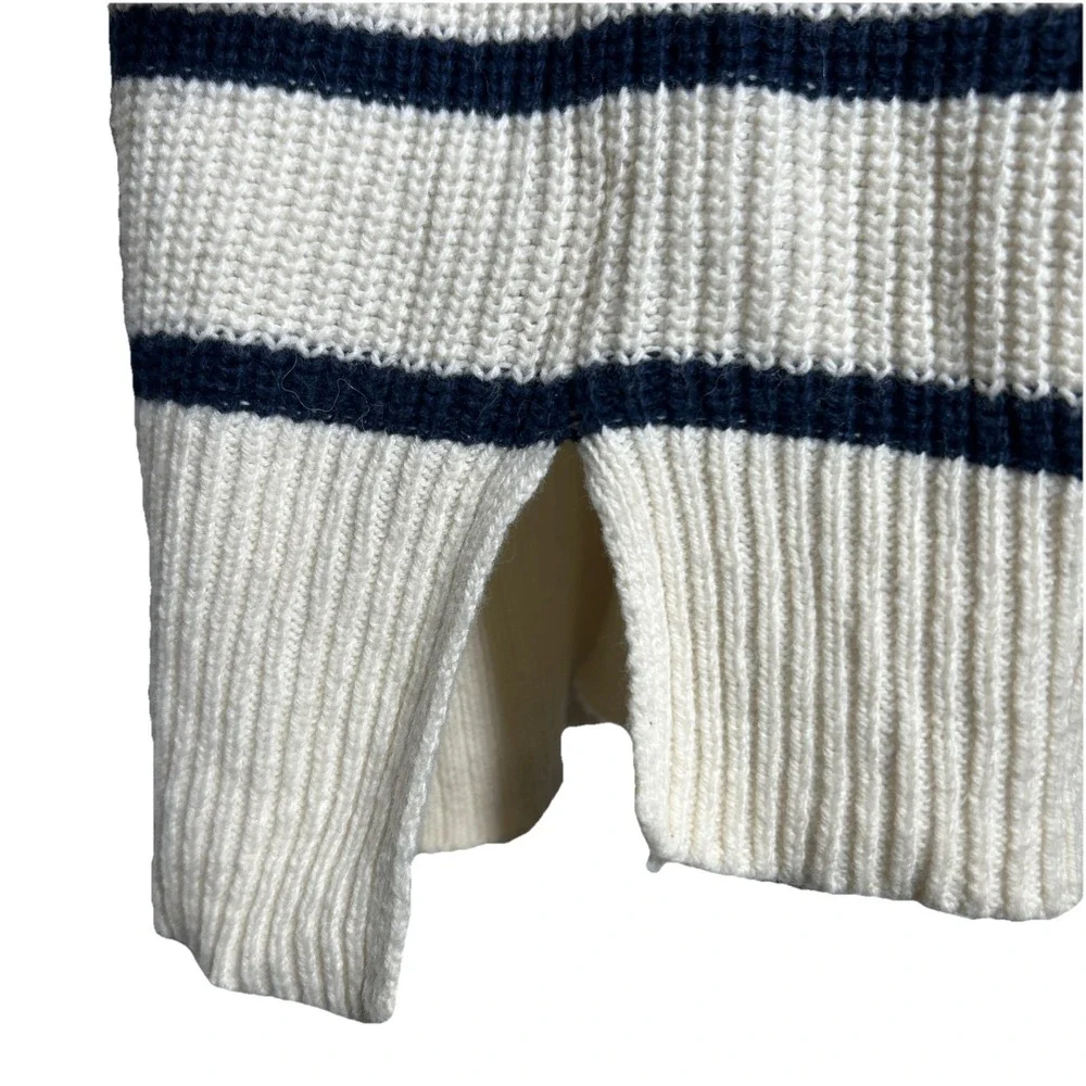 Madewell Thompson Pocket Pullover Sweater Nautical Stripe Size Small Retail: $75